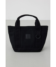 パッチ付きミニトートバッグ