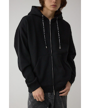 裏起毛ジップアップパーカー