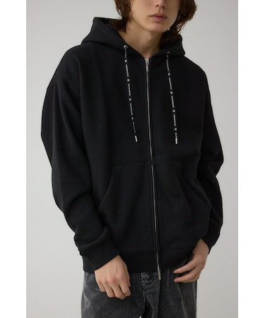 裏起毛ジップアップパーカー