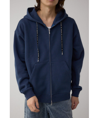 裏起毛ジップアップパーカー