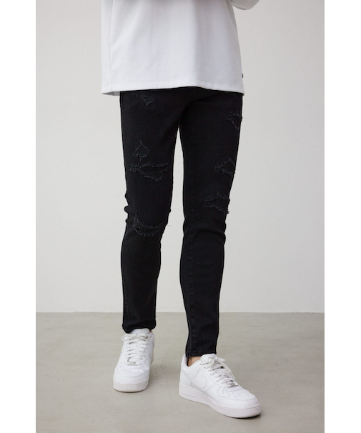 AZUL DENIM リペアスキニー