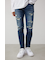 AZUL DENIM リペアスキニー