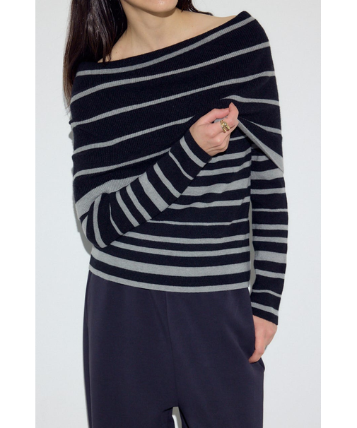 オフショルニットトップス