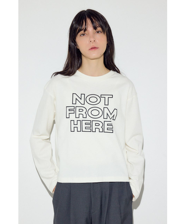 NOT FROMロゴロングTシャツ