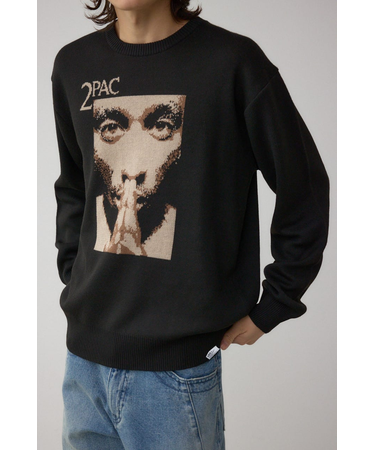 RAP HIP HOPグラフィックニット