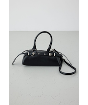 ベルトデザインレクタングルハンドバッグ