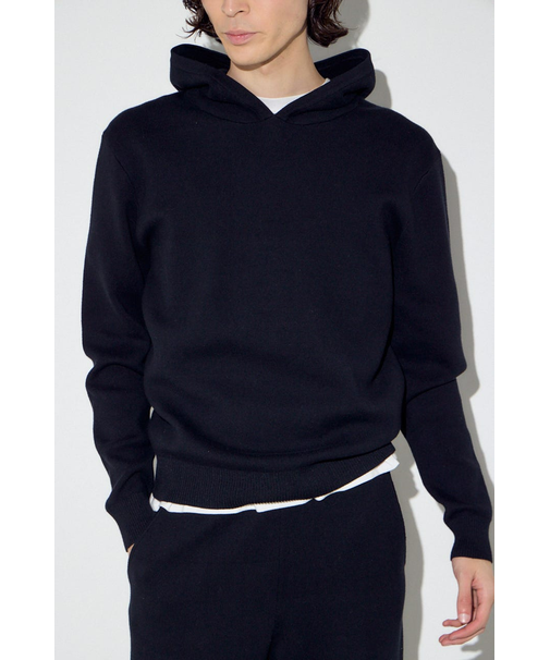 ハイゲージニットフーディー