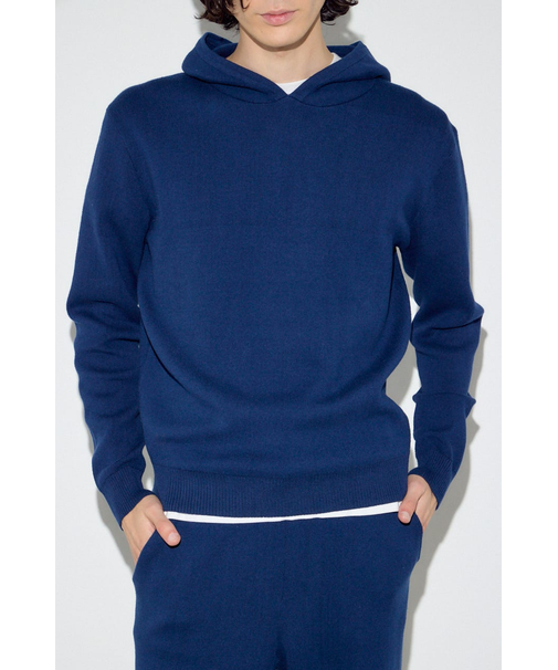 ハイゲージニットフーディー