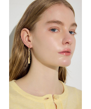 ミックスチェーンスウィングピアス