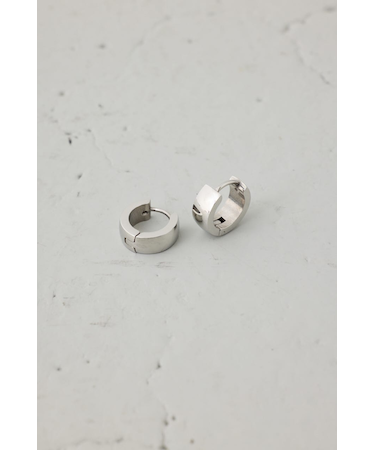 ステンレスメタルプチフープピアス