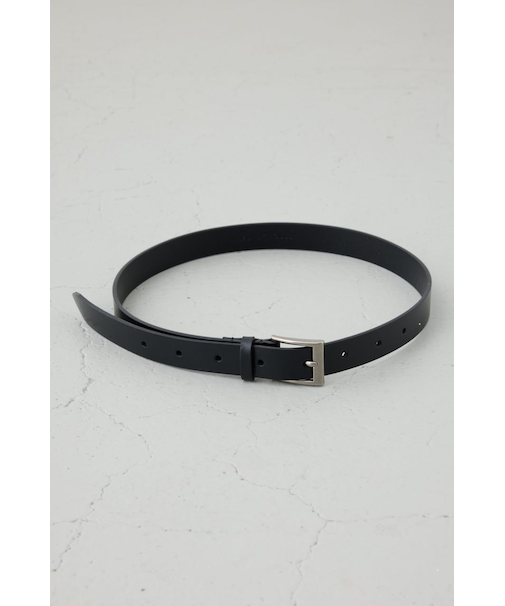 スクエアバックルレザーベルト