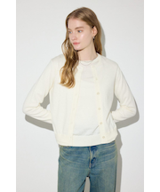 カシミヤミックスレイヤードニットカーディガン