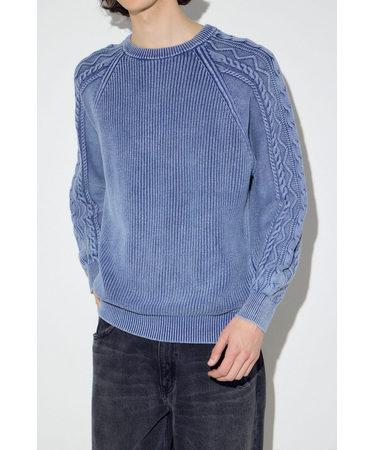 ヴィンテージウォッシュニットトップス