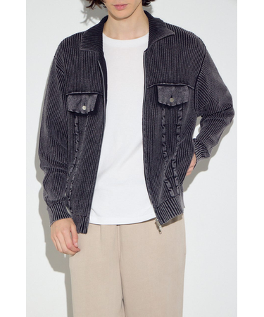 ヴィンテージウォッシュニットカーディガン