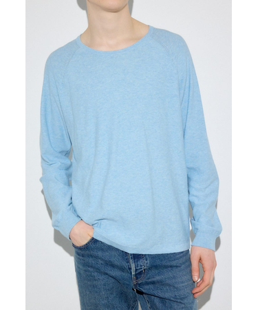 カシミヤミックスニットトップス