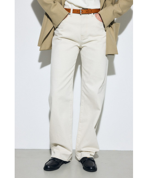 AZUL DENIM ストレートデニム ロング丈