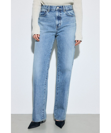 AZUL DENIM ストレートデニム ロング丈