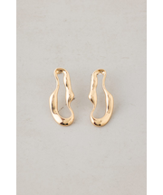 ウェイビーサークルピアス