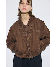 AZUL DENIM ダブルジップブルゾン
