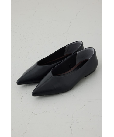 ソフトインソールローヒールパンプス