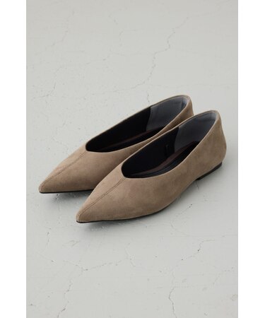 ソフトインソールローヒールパンプス