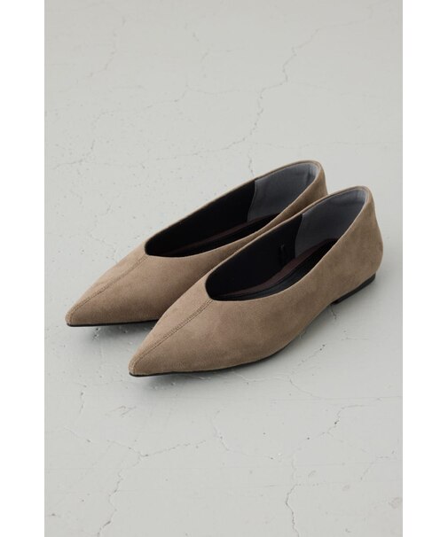 ソフトインソールローヒールパンプス