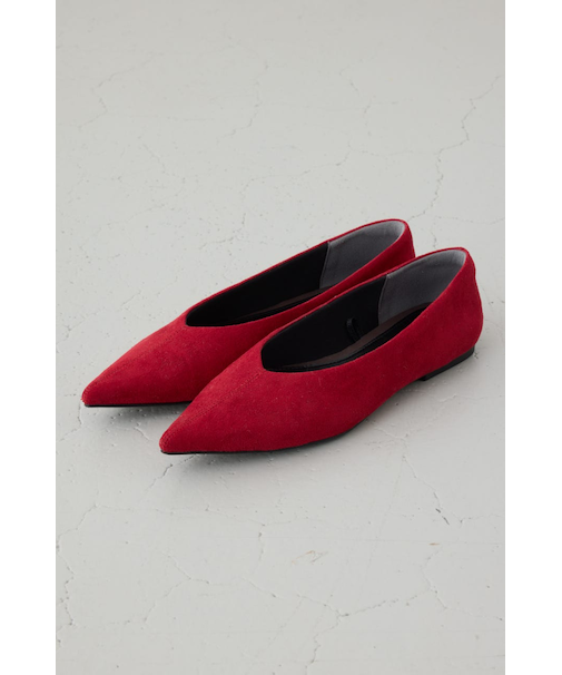 ソフトインソールローヒールパンプス