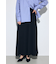 フレアニットロングスカート
