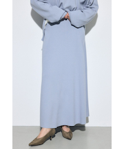 フレアニットロングスカート