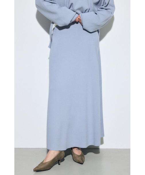 フレアニットロングスカート