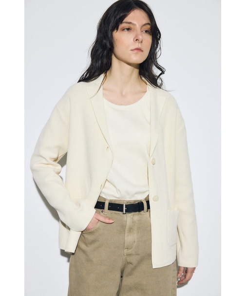 ニットテーラードジャケット