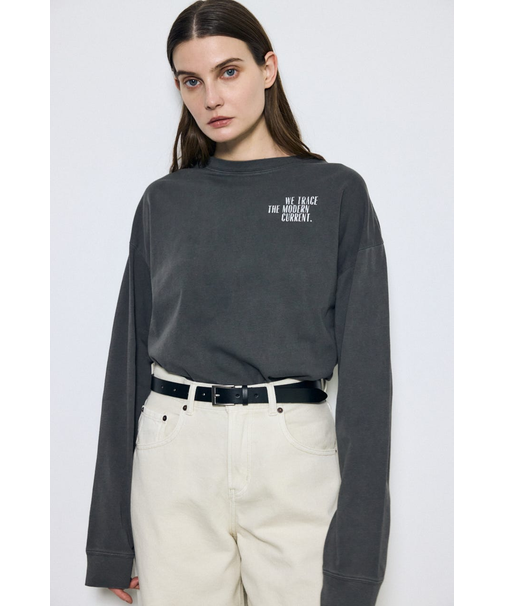 ワンポイントロゴロングTシャツ