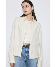 アーバンチェックフリンジショートシャツ