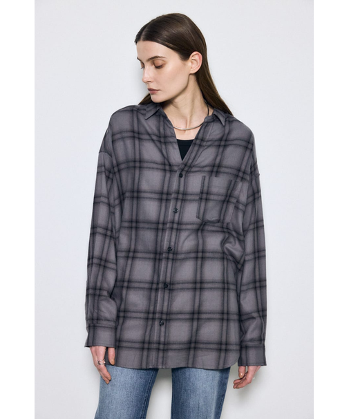 アーバンチェックオーバールーズシャツ