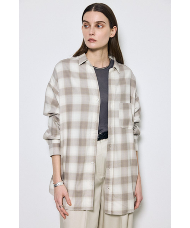 アーバンチェックオーバールーズシャツ