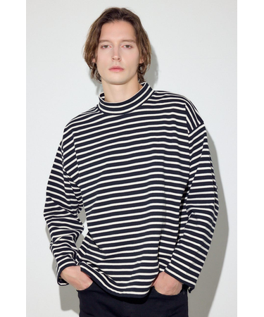 【SS先行アイテム】ボーダー長袖トップス