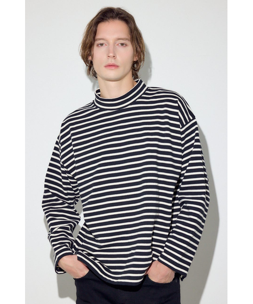 【SS先行アイテム】ボーダー長袖トップス