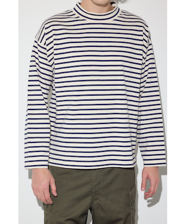 【SS先行アイテム】ボーダー長袖トップス