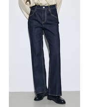 AZUL DENIM センタープレスフレアデニム