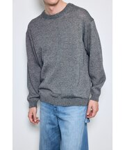 リネンミックスニットトップス