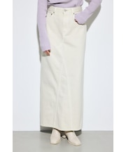 AZUL DENIM カラーストレートデニムスカート