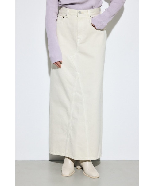 AZUL DENIM カラーストレートデニムスカート