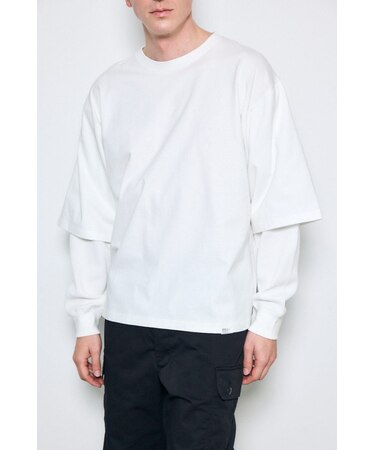 ワッフルレイヤードロンTEE