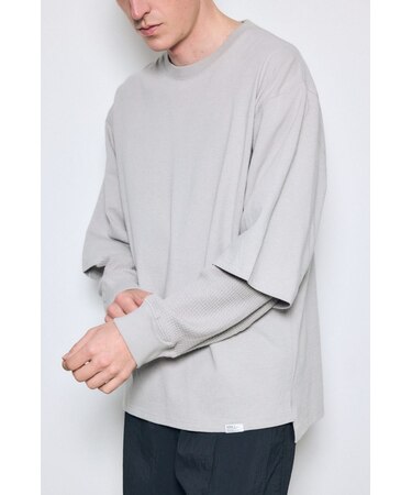 ワッフルレイヤードロンTEE