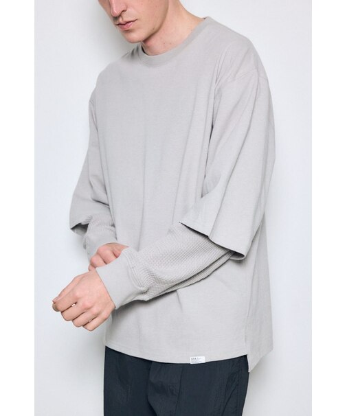 ワッフルレイヤードロンTEE