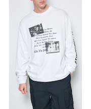 袖ロゴ長袖Tシャツ