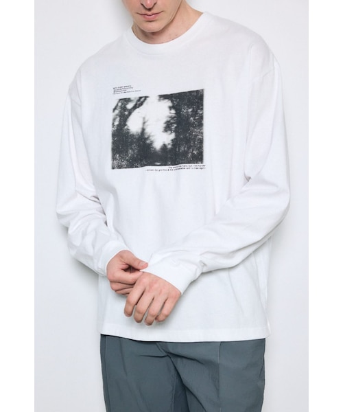 FOREST グラフィック長袖Tシャツ｜アズールバイマウジーの通販｜&mall