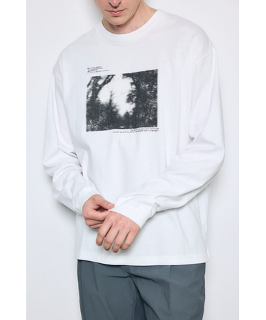 FOREST グラフィック長袖Tシャツ