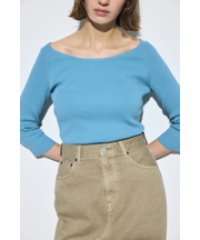 オフショルニットトップス