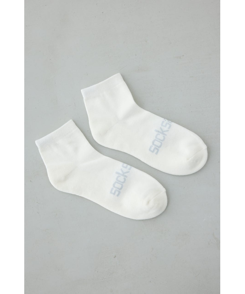 ジャガードロゴアングルソックス